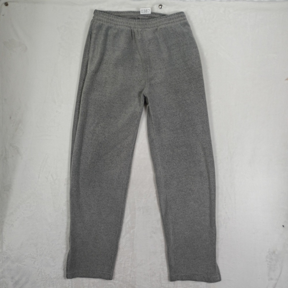 Perry Ellis America Active Pants Mens Medium Grey Waffle Knit Gorpcore‎ Joggers